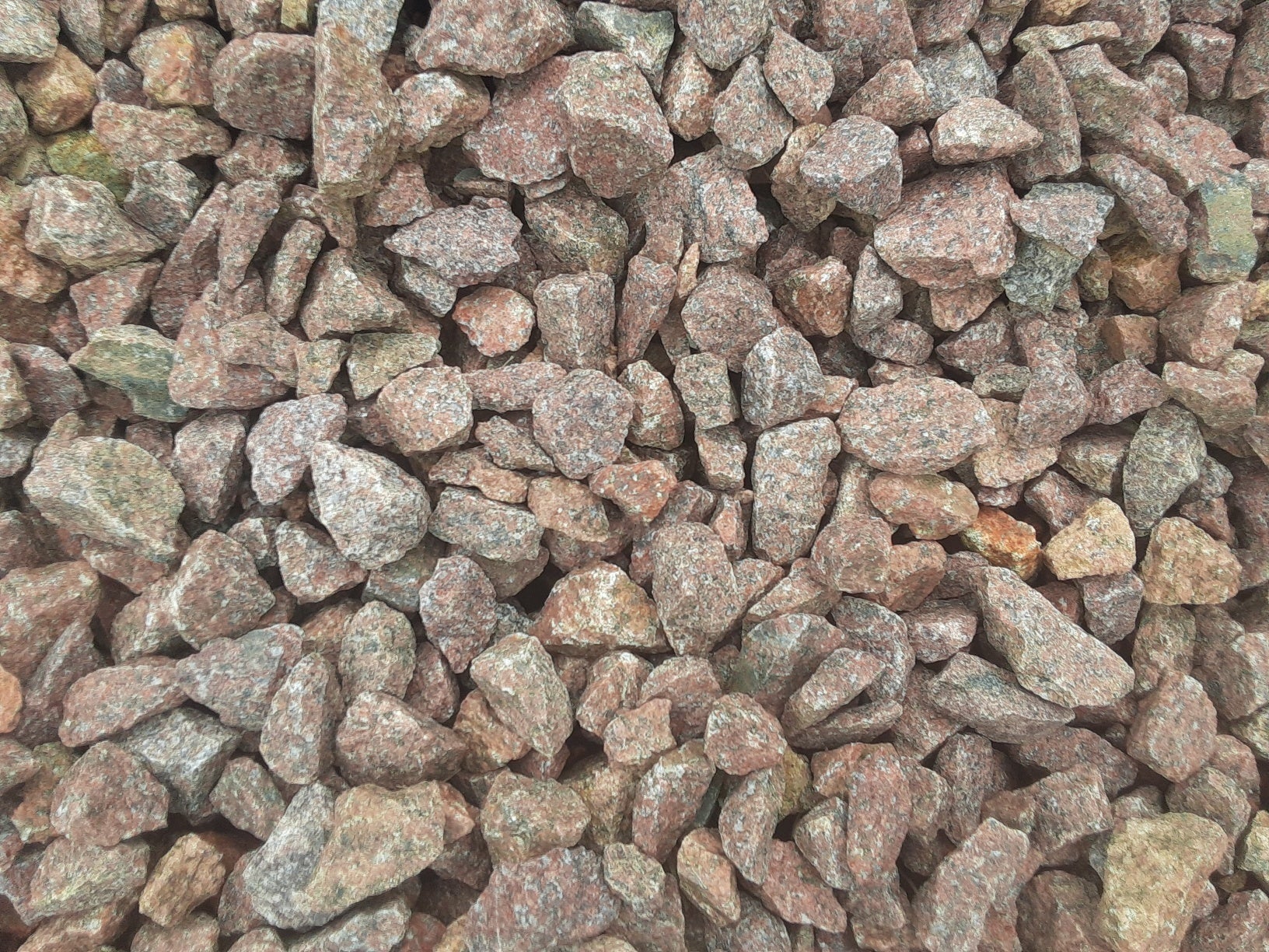 Red stone chippings bulk bag online